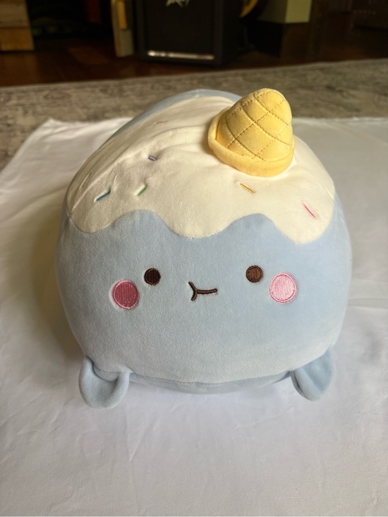 Other - Blue Ice Cream Cone Plush Squishmallow-Style Cute Plush